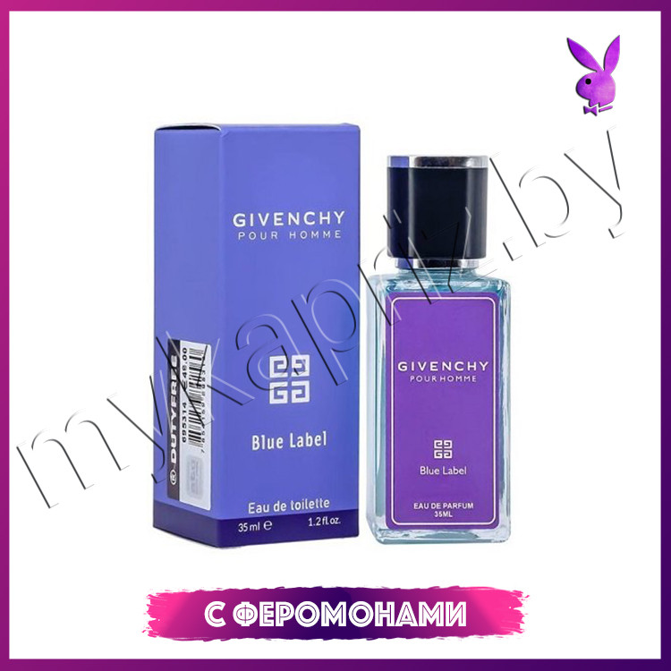 С феромонами Givenchy Pour Home Blue Label 35ml Мужской