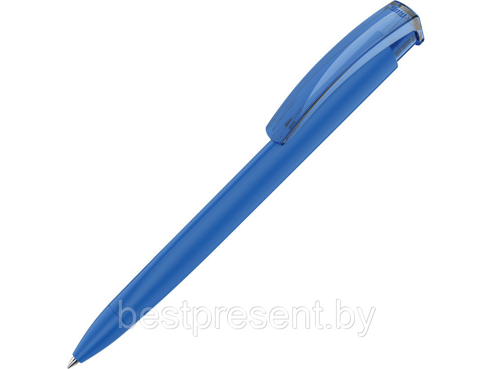 Ручка пластиковая шариковая трехгранная «TRINITY K transparent GUM» soft-touch - фото 1 - id-p222296291