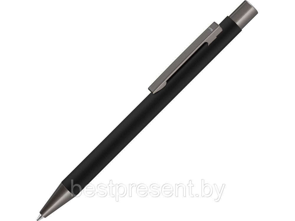 Ручка металлическая шариковая «STRAIGHT GUM» soft-touch с зеркальной гравировкой - фото 1 - id-p222296306