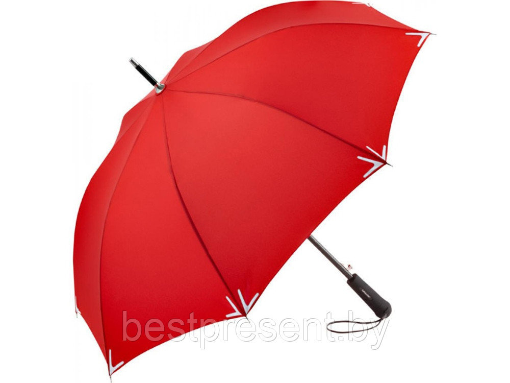 Зонт-трость Safebrella с фонариком и светоотражающими элементами - фото 1 - id-p222300263