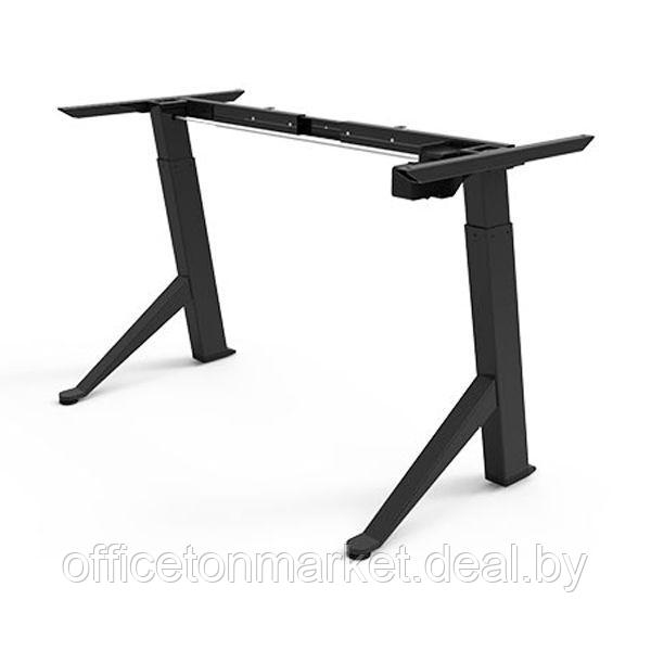 Каркас стола с электроприводом одномоторный 2-х ступенчатый "Waltz A2Y-RH-BL", USB зарядка, черный - фото 1 - id-p221033969