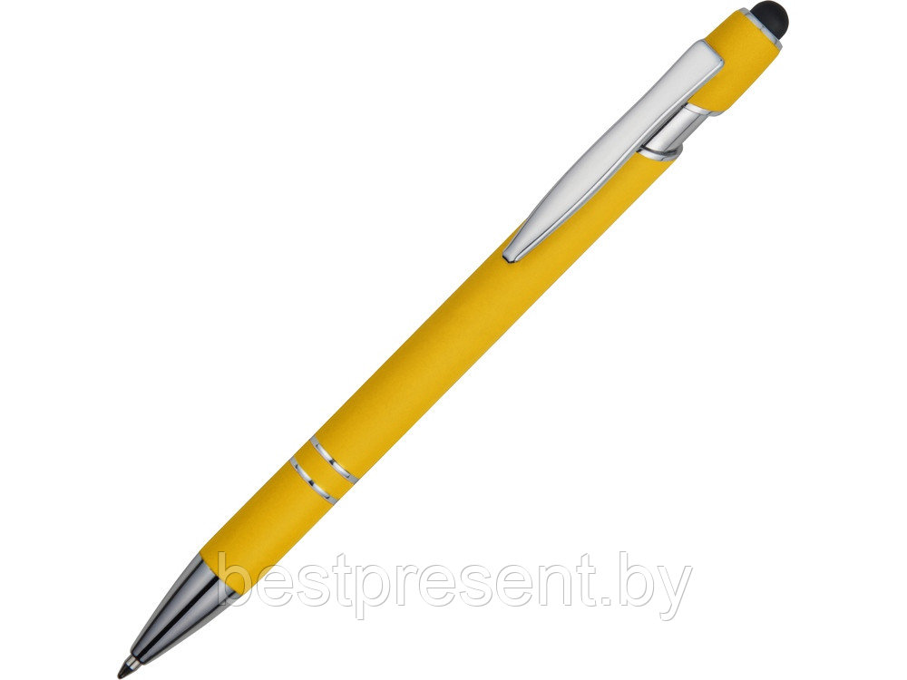 Ручка-стилус металлическая шариковая «Sway» soft-touch - фото 1 - id-p222296541