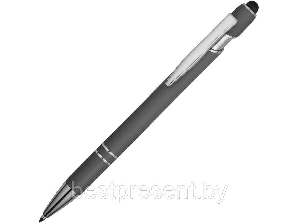 Ручка-стилус металлическая шариковая «Sway» soft-touch - фото 1 - id-p222296547