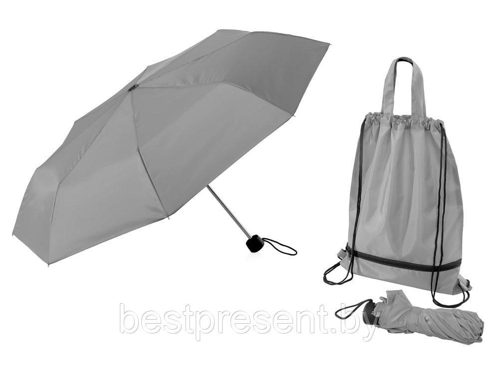 Зонт Picau из переработанного пластика в сумочке - фото 1 - id-p222300587