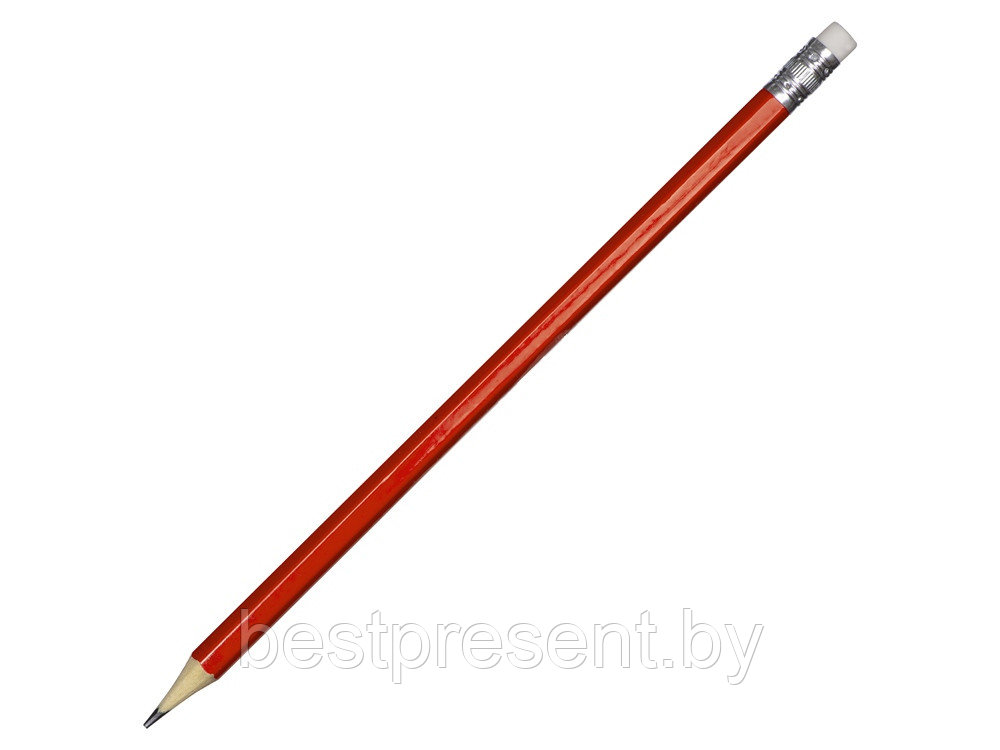 Шестигранный карандаш с ластиком Presto - фото 1 - id-p222300599
