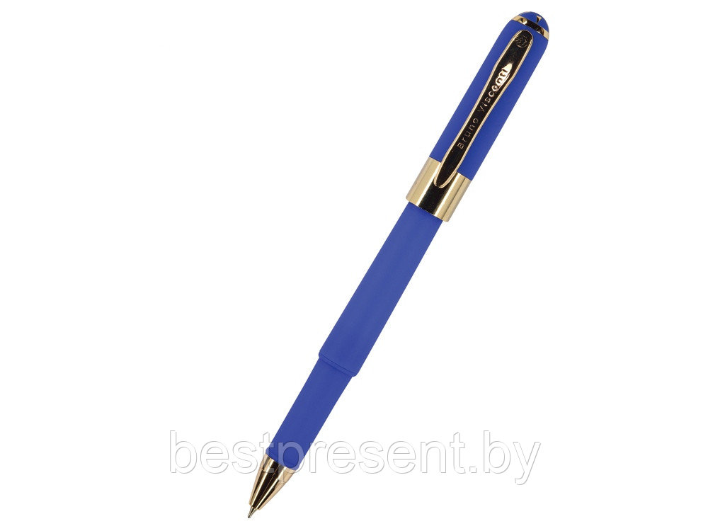 Ручка пластиковая шариковая Monaco, 0,5мм, синие чернила - фото 1 - id-p222300631