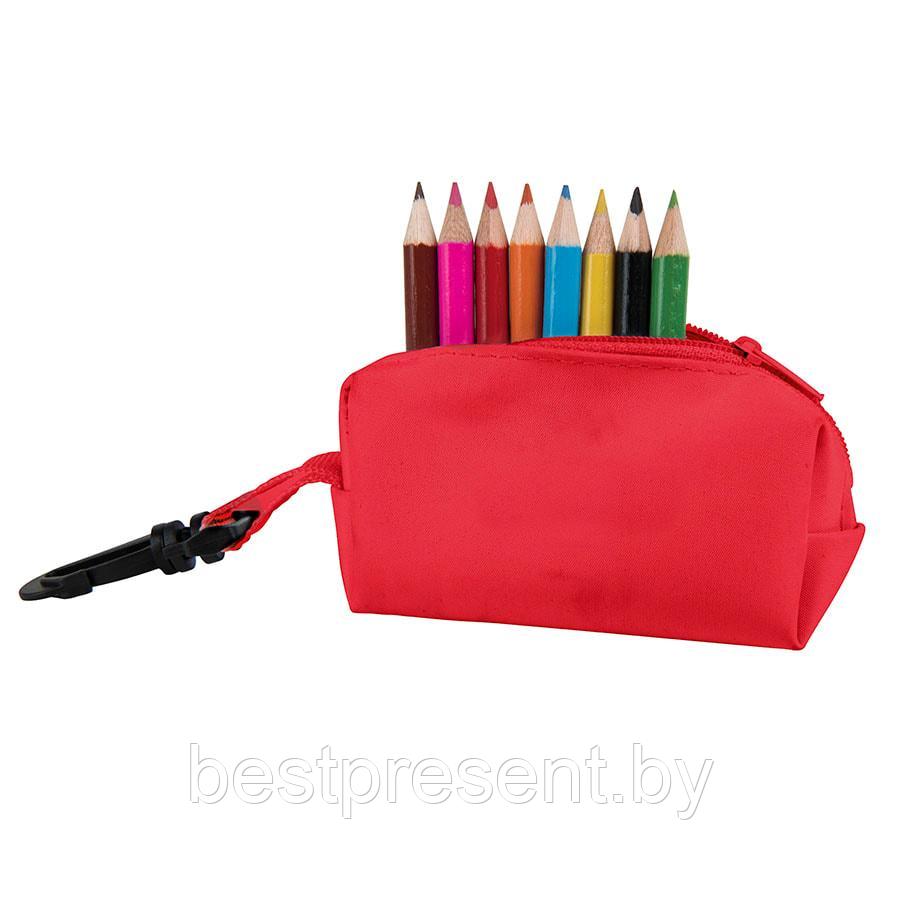 Набор цветных карандашей (8шт) с точилкой MIGAL в чехле - фото 1 - id-p222303570