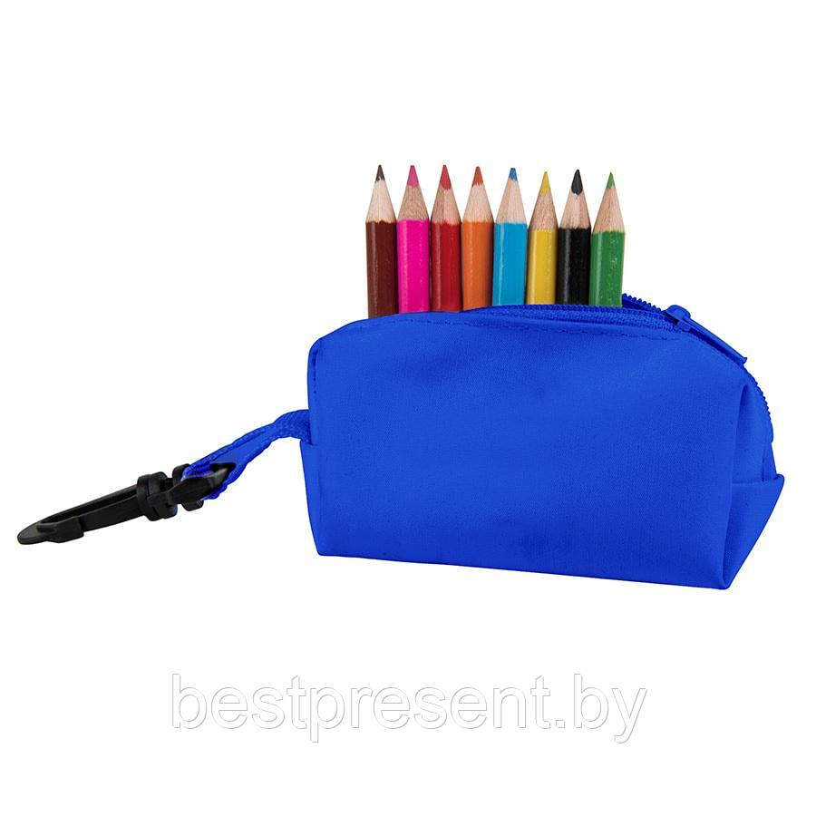 Набор цветных карандашей (8шт) с точилкой MIGAL в чехле - фото 1 - id-p222303571