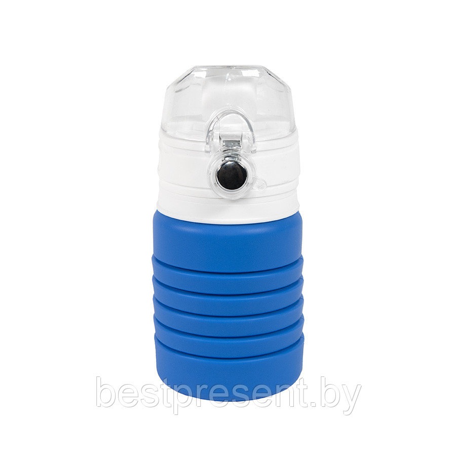Бутылка для воды складная с карабином SPRING - фото 1 - id-p222304656
