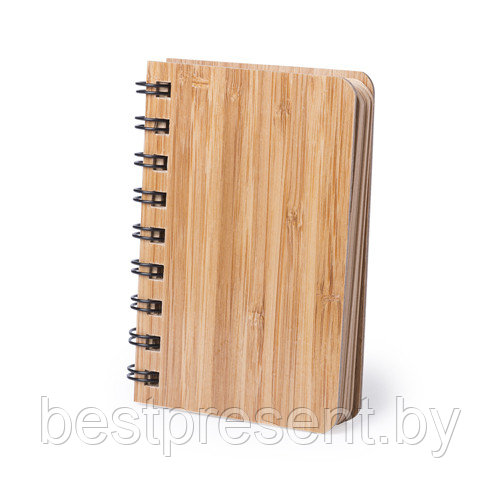 Блокнот Lemtun, твердая обложка, бамбук, 9 x 12 x 1,5 см, 80 листов - фото 1 - id-p222304763