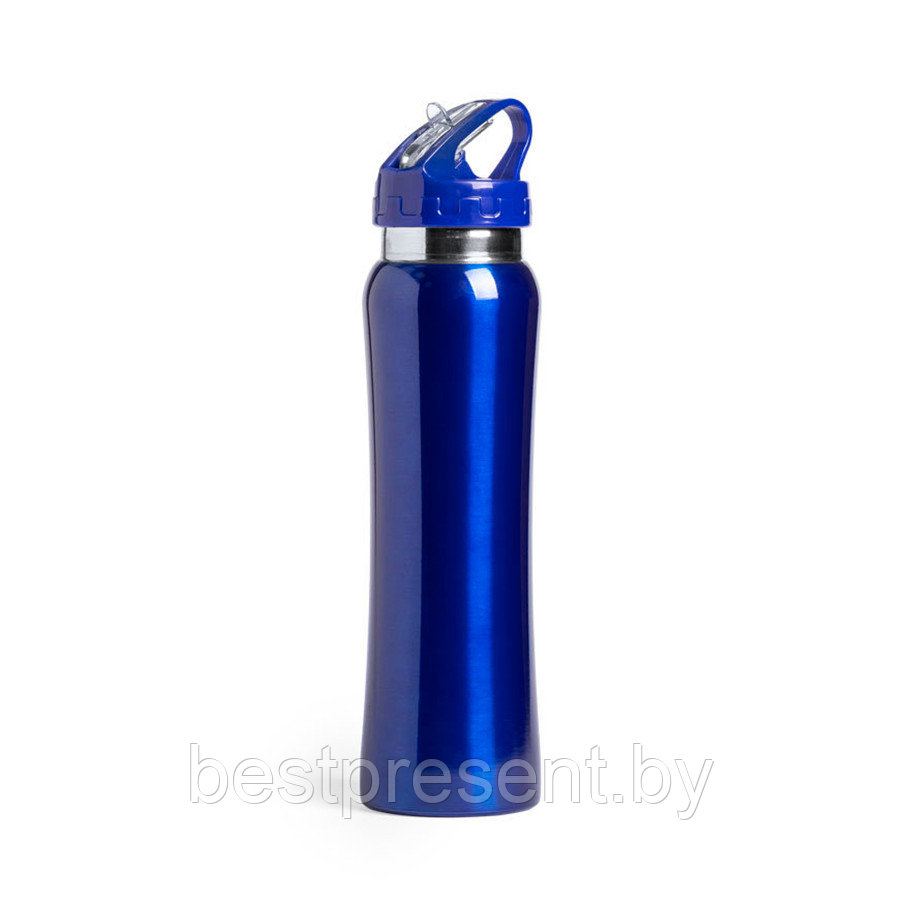 Бутылка для воды SMALY с трубочкой, 800 мл, нержавеющая сталь - фото 1 - id-p222304789