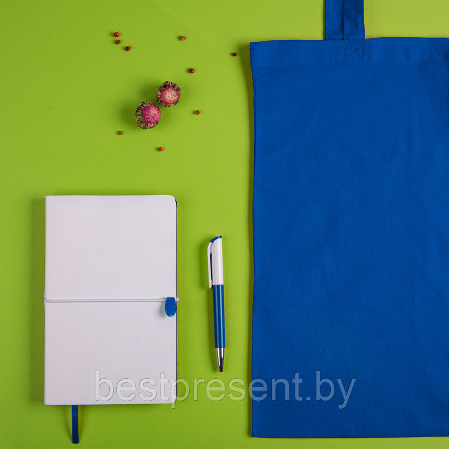 Набор подарочный WHITEYOU: бизнес-блокнот, ручка, сумка - фото 1 - id-p222305816