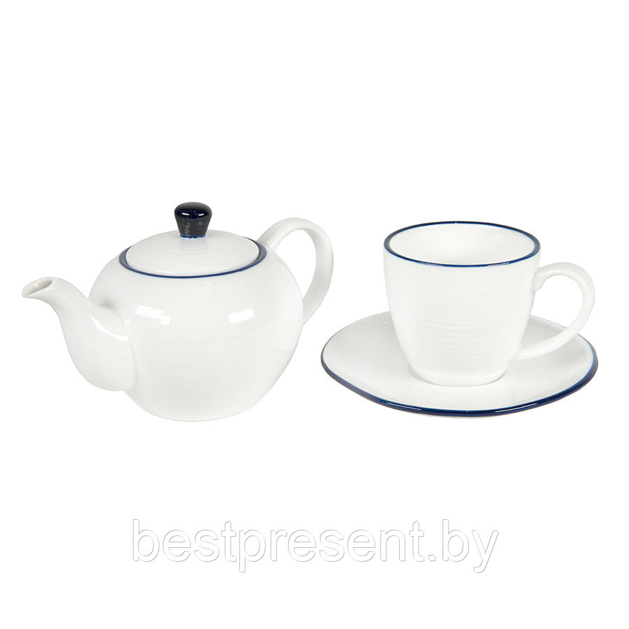 Набор SEAWAVE: чайная пара и чайник в подарочной упаковке - фото 1 - id-p222304563