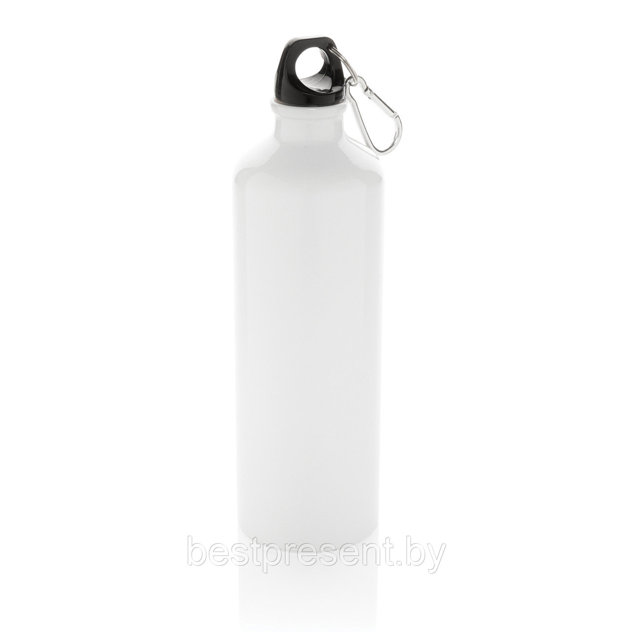 Алюминиевая бутылка для воды XL с карабином - фото 1 - id-p222307283