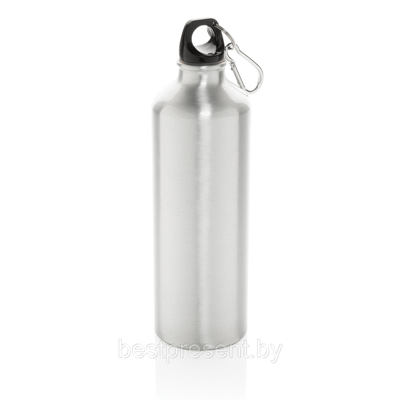 Алюминиевая бутылка для воды XL с карабином - фото 1 - id-p222307284