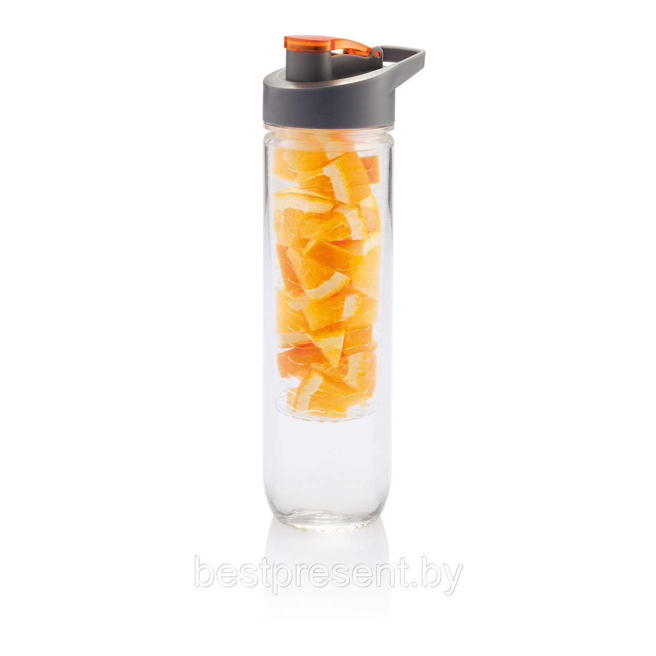 Бутылка для воды Tritan с контейнером для фруктов, 800 мл - фото 1 - id-p222306485