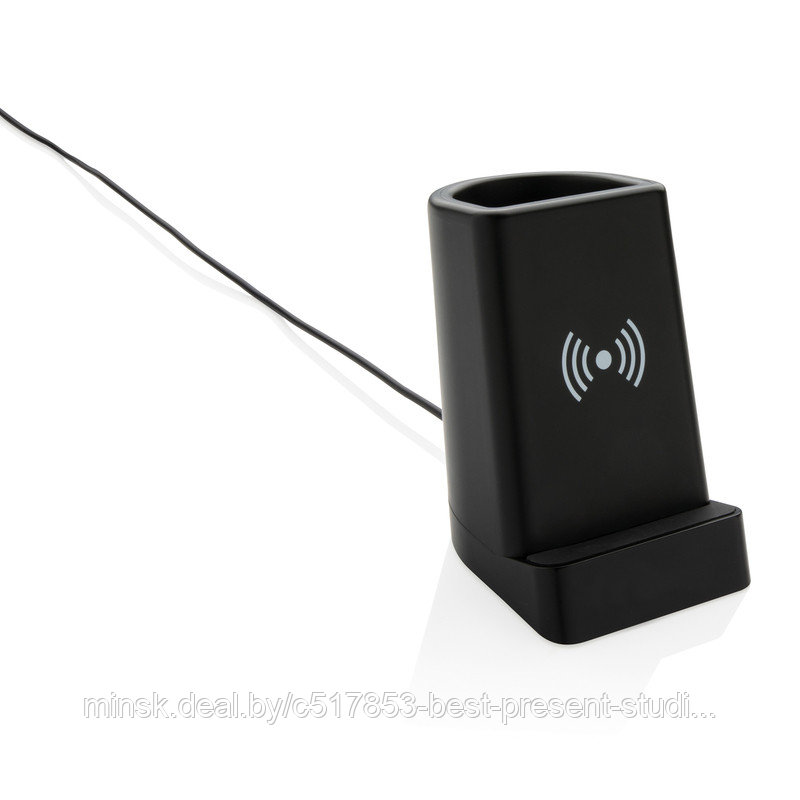 Док-станция Light up для беспроводной зарядки с подставкой для ручек, 5W