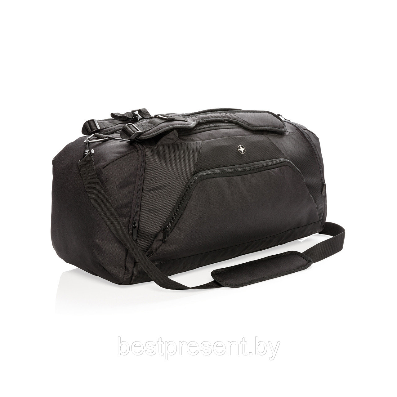 Спортивная сумка-рюкзак Swiss peak с защитой от считывания данных RFID - фото 1 - id-p222307970