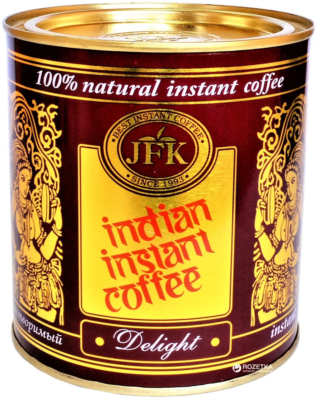 Кофе JFK Delight Indian Instant 180г. растворимый - фото 1 - id-p222311219