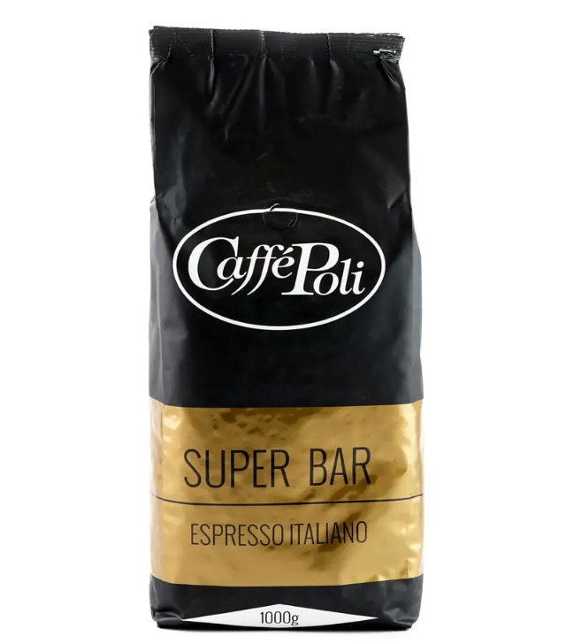Кофе Caffe Poli Super Bar Espresso Italiano, в зернах 1кг. - фото 1 - id-p222311087
