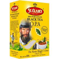 Чай St.Clairs O.P.A 100г. черный крупнолистовой