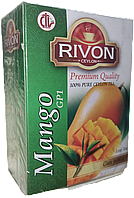 Чай Rivon Mango 100г. зеленый листовой с ароматом манго