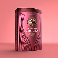 Чай Basilur Wine tea Величественный красный 75г. ж/б