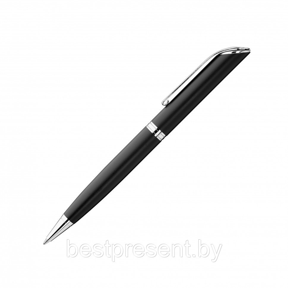 Набор "Shadow" черный/серебристый: ручка шариковая автоматическая и роллер - фото 2 - id-p222312672