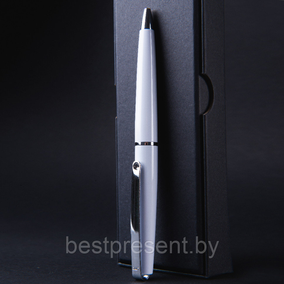 Набор "Eternity" белый/серебристый: ручка шариковая автоматическая и роллер - фото 3 - id-p222312674