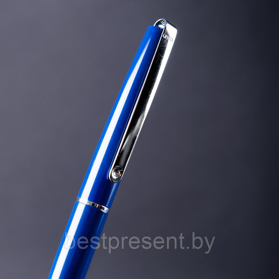 Набор "Eternity" синий/серебристый: ручка шариковая автоматическая и роллер - фото 4 - id-p222312675