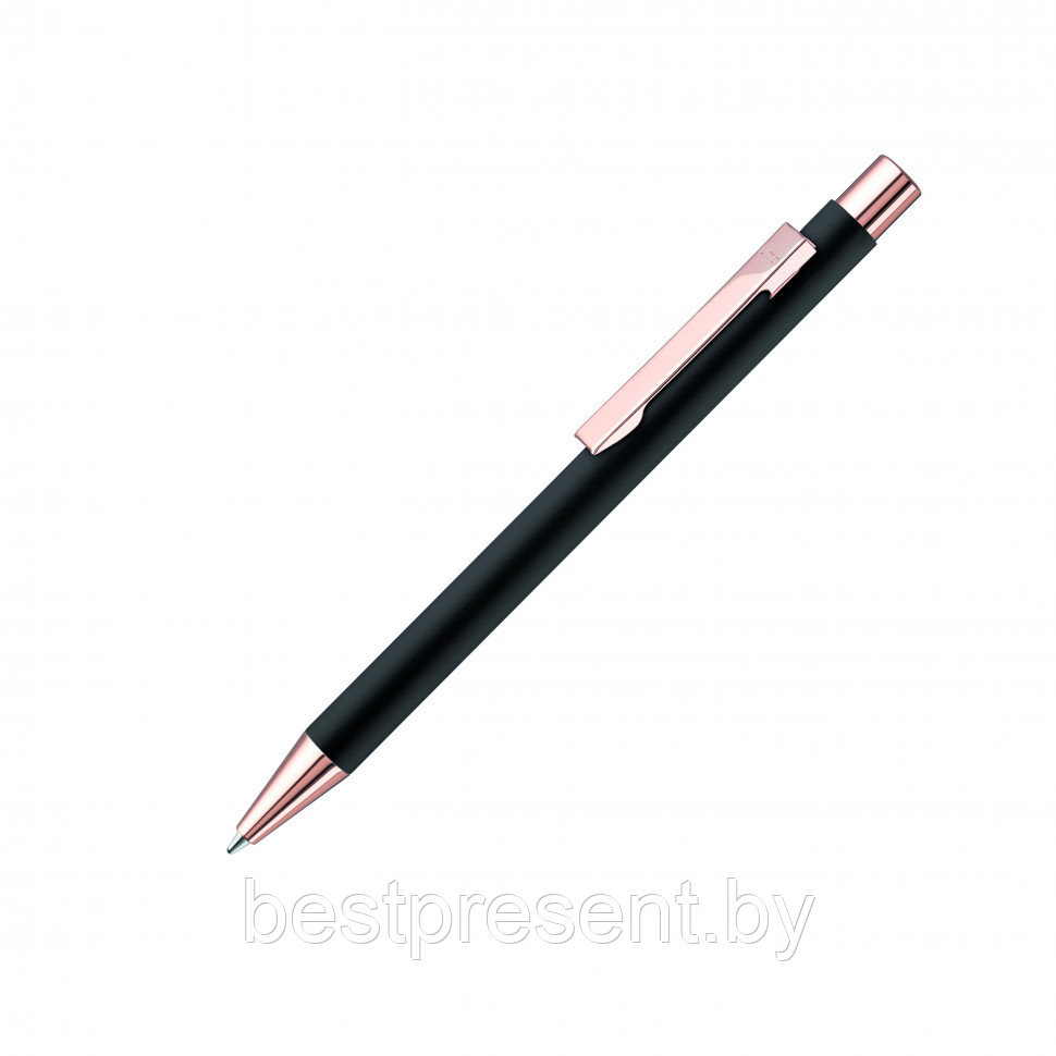 Ручка шариковая автоматическая "Straight Ro Go" черный/золотистый - фото 1 - id-p222312687