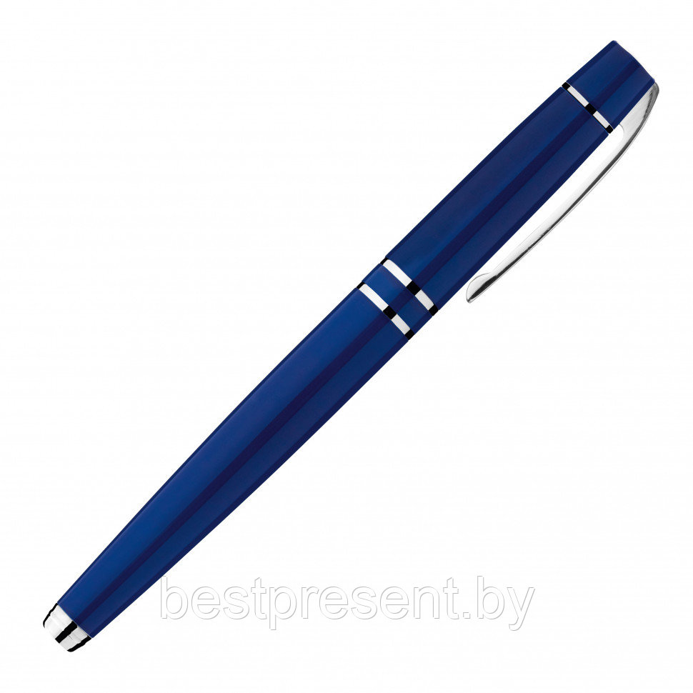Ручка-роллер "Vip R" синий/серебристый - фото 1 - id-p222312706