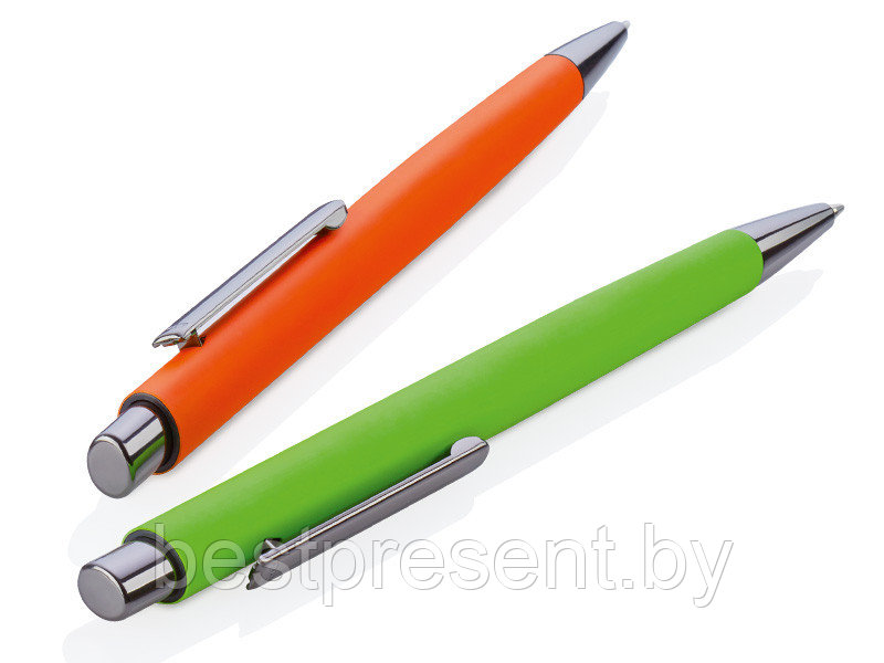 Ручка шариковая автоматическая "Ellipse Gum" серый - фото 4 - id-p222312720
