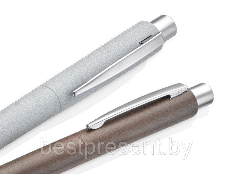 Ручка шариковая автоматическая "Lumos Stone" коричневый/серебристый - фото 2 - id-p222312725