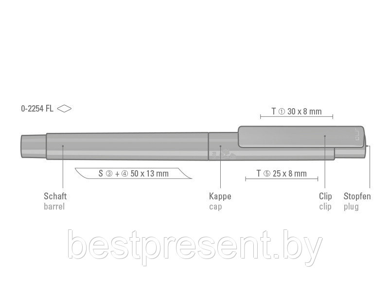 Ручка капиллярная "Recycled Pet Pen Pro FL" черный, стержень черный - фото 4 - id-p222312731