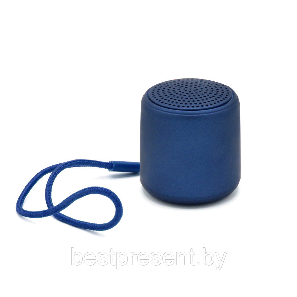 Беспроводная Bluetooth колонка Music TWS софт-тач, темно-синий - фото 1 - id-p222313888