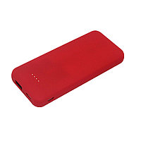 Внешний акккумулятор Arrida 5000mAh, с покрытием"Baby skin”, красный