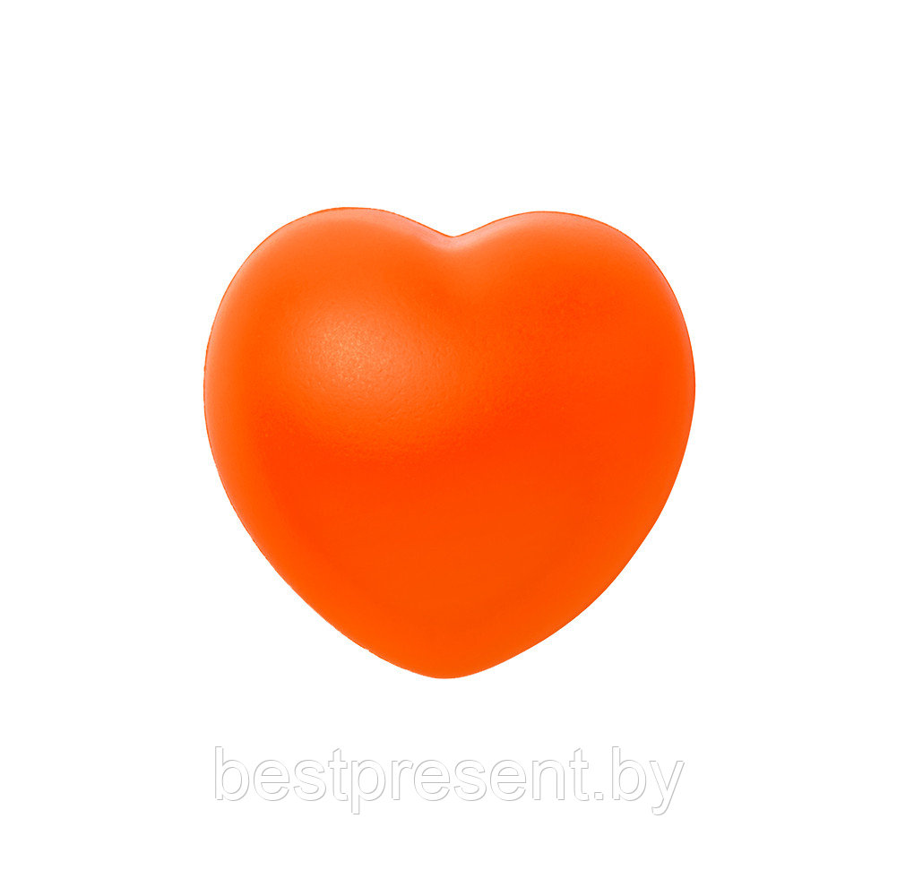 Антистресс Сердце, оранжевый - фото 1 - id-p222313163