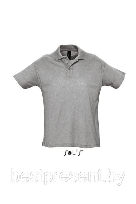 Рубашка поло SUMMER II, серый меланж 2 - фото 1 - id-p222314193