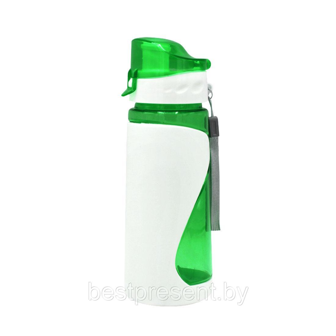 Спортивная бутылка для воды Атлетик, зеленая - фото 1 - id-p222313288