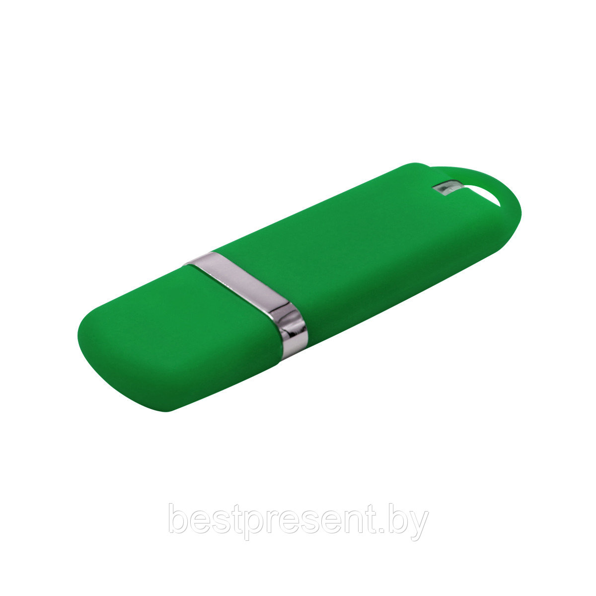Флешка Shape с покрытием Софт Тач 16 GB, зеленый - фото 1 - id-p222313504