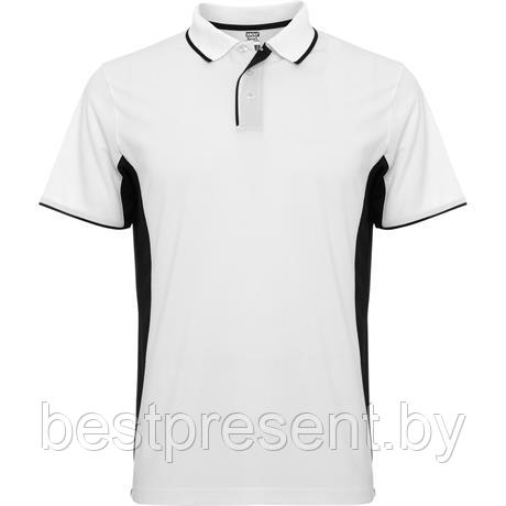 Спортивная футболка поло MONTMELO мужская, белый/черный - фото 1 - id-p222314733