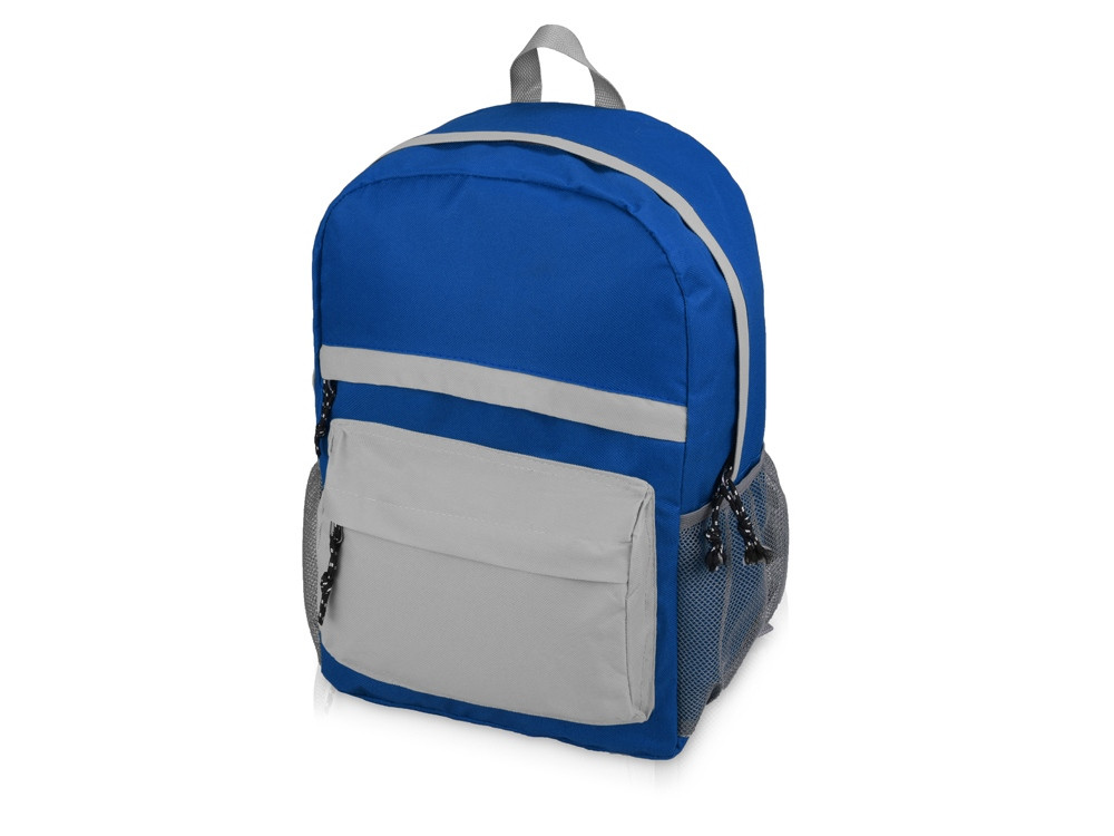 Рюкзак Универсальный (синяя спинка, синие лямки), синий/серый - фото 1 - id-p222318119