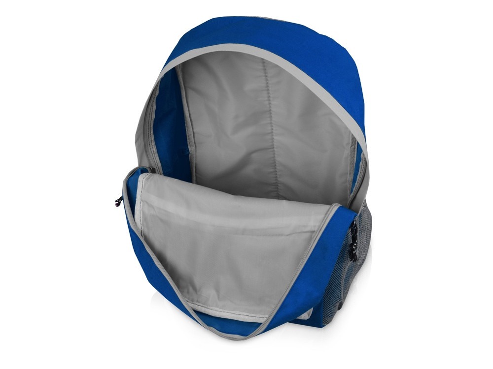 Рюкзак Универсальный (синяя спинка, синие лямки), синий/серый - фото 3 - id-p222318119