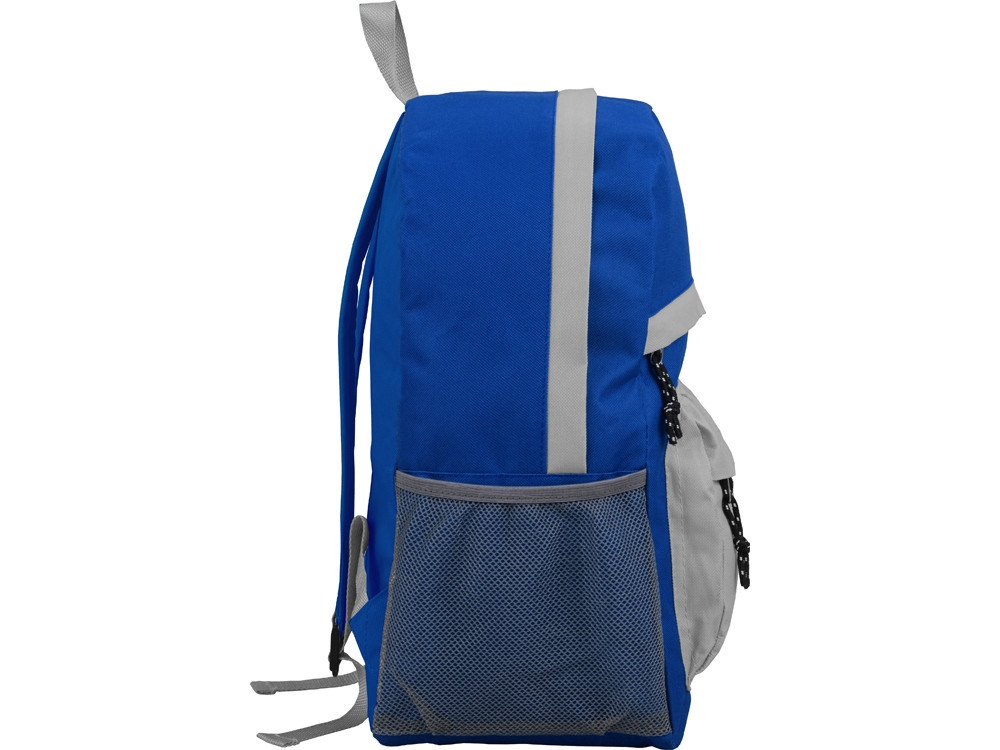 Рюкзак Универсальный (синяя спинка, синие лямки), синий/серый - фото 5 - id-p222318119