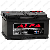 Аккумулятор Alfa Hybrid 100 L / 100Ah / 850А / Прямая полярность