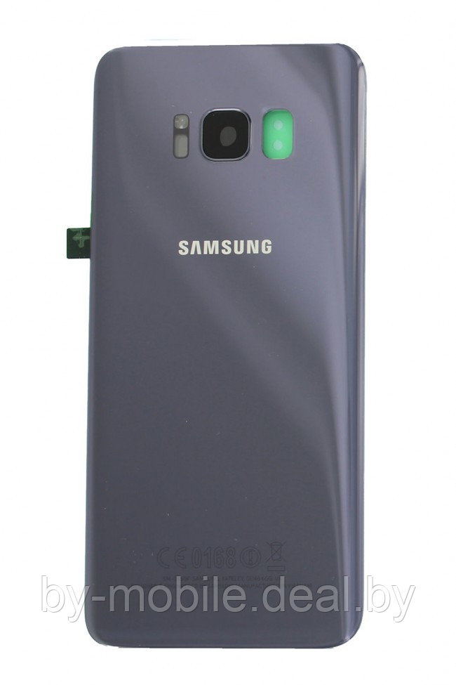 Задняя крышка для (стекло) Samsung Galaxy S8 (G950FD) черный бриллиант - фото 1 - id-p222318177