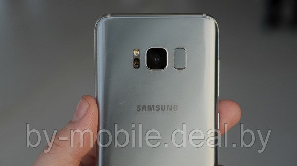 Задняя крышка для (стекло) Samsung Galaxy S8+ (G955FD) серебро - фото 1 - id-p222318181