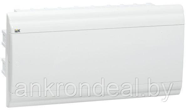 PRIME Корпус пластиковый ЩРВ-П-18 модулей встраиваемый белый/белая дверь IP41 IEK - фото 1 - id-p219202001