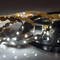 Лента светодиодная 12В, SMD2835, 60 LED/м, 6000К, 6мм, 5м, S-образная плата, IP20 LAMPER